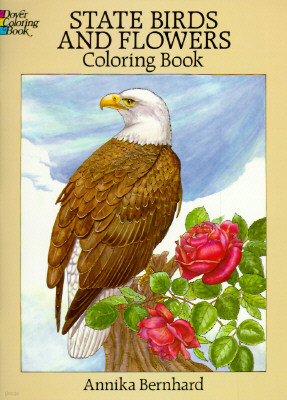 State Birds and Flowers Coloring Book