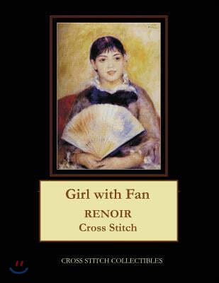 Girl with Fan: Renoir Cross Stitch Pattern