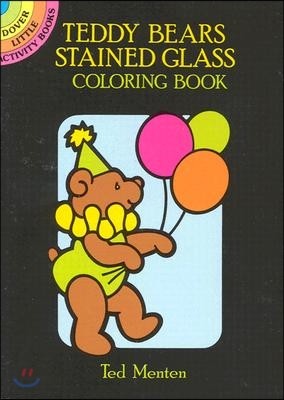 Teddy Bears Stained Glass Coloring Book