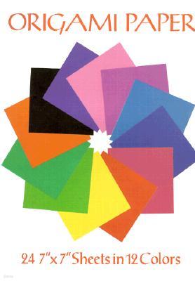 Origami Paper: 24 7 X 7 Sheets in 12 Colors