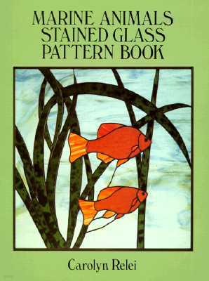 Marine Animals Stained Glass Pattern Book