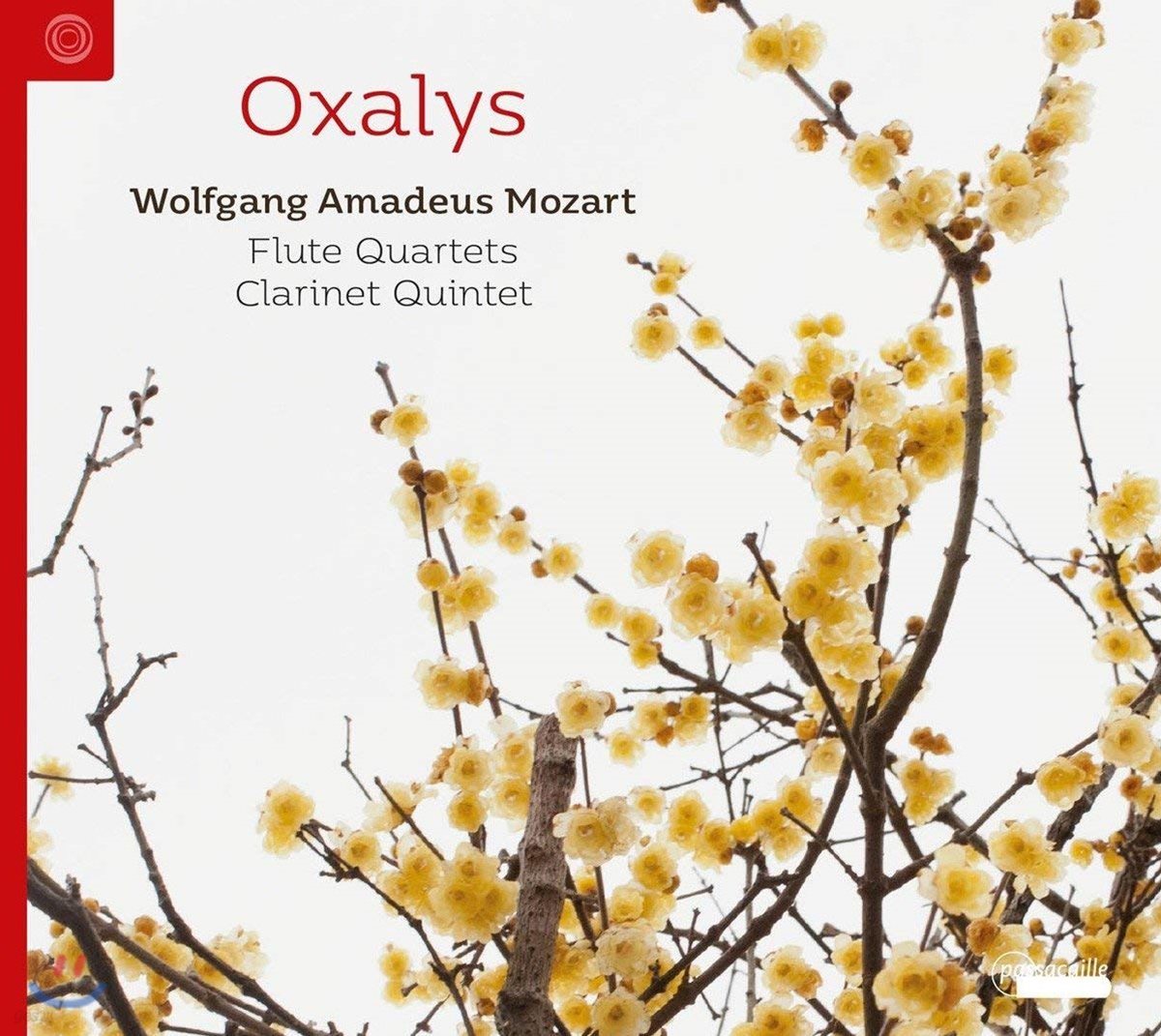 Oxalys 모차르트: 플루트 4중주, 클라리넷 5중주 (Mozart: Flute Quartets KV285, 285a, 285b, 298, Clarinet Quintet KV581)