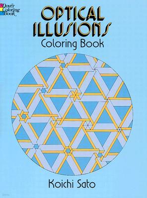 Optical Illusions Coloring Book