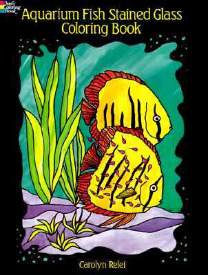 Aquarium Fish Stained Glass Coloring Book