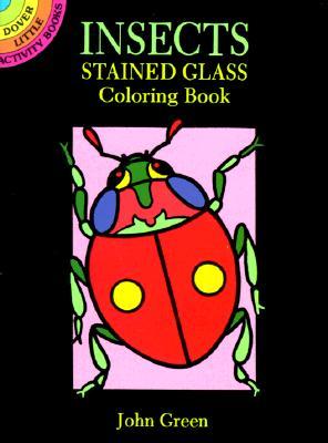 Insects Stained Glass Colouring Book