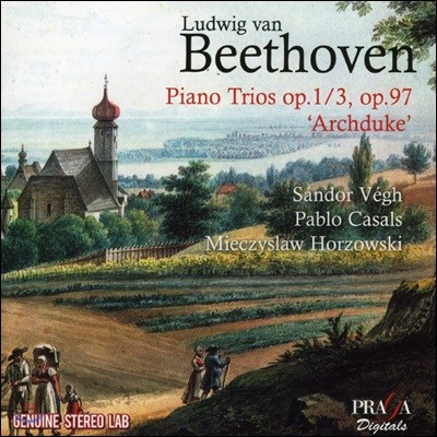 Sandor Vegh 亥: ǾƳ  Op. 1 &  Op. 97  (Beethoven: Piano Trios Op. 1/3 , Op. 97 'Archduke')
