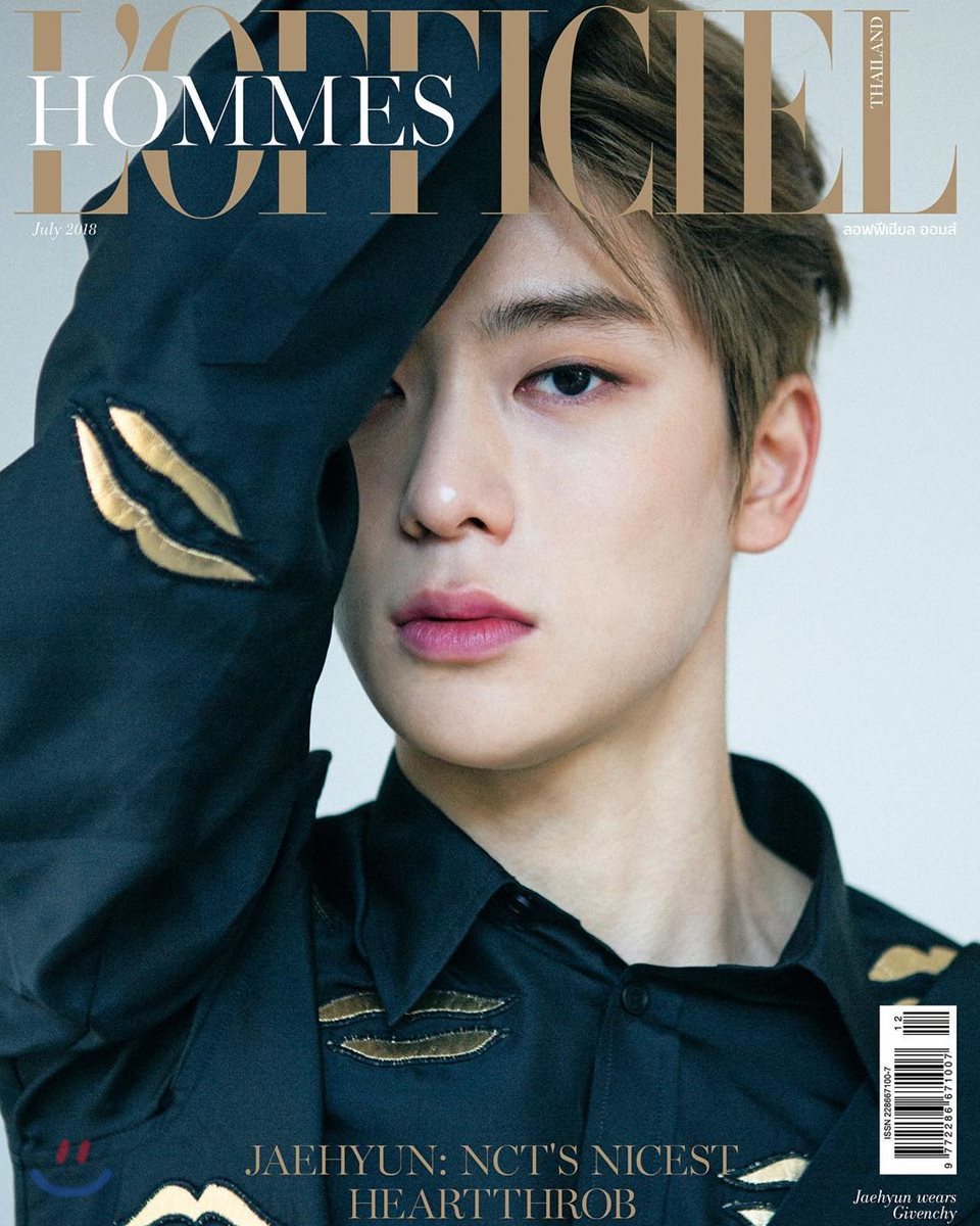 L’Officiel Hommes (태국판) : 2018년 7월 : NCT 재현 커버 : 로피시엘 옴므