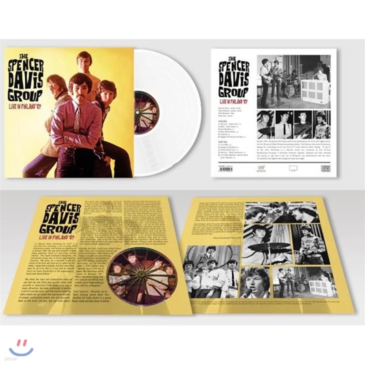 Spencer Davis Group (스펜서 데이비스 그룹) - Live In Finland '67 (1967년 핀란드 The Helsinki Culture House 라이브 실황) [폴라 화이트 컬러 LP]