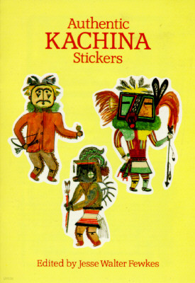 Authentic Kachina Stickers: 22 Full-Color Pressure-Sensitive Designs