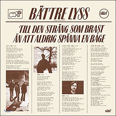 Battre Lyss — Till Den Strang Som Brast… 앨범 커버