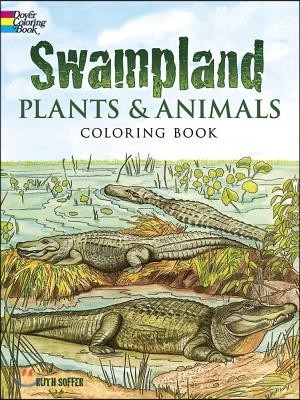 Swampland Plants and Animals Coloring Book