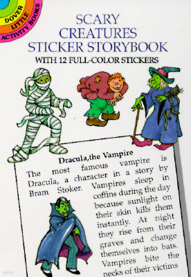 Scary Creatures Sticker Storybook