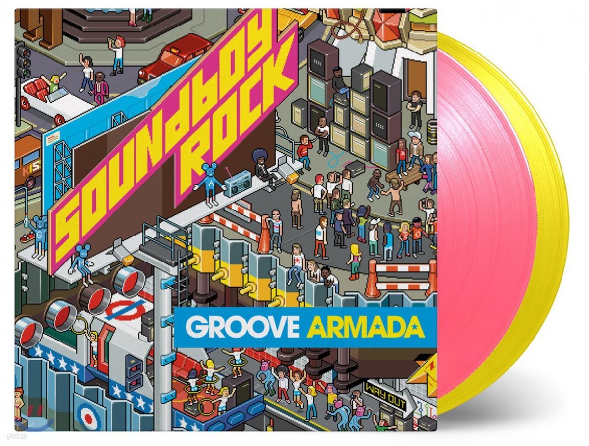 Groove Armada (그루브 아마다) - Soundboy Rock [핑크 &amp; 옐로우 컬러 2LP]
