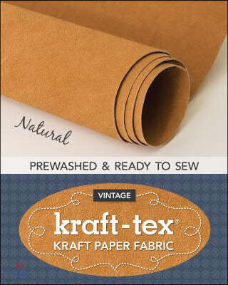 kraft-tex (R) Vintage Roll, Natural Prewashed