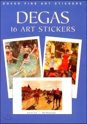 Degas: 16 Art Stickers