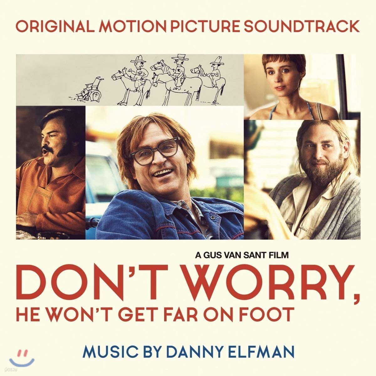 걱정마요, 걸어서는 멀리 못 갈 거예요 영화음악 (Don&#39;t Worry, He Won&#39;t Get Far on Foot OST by Danny Elfman) 