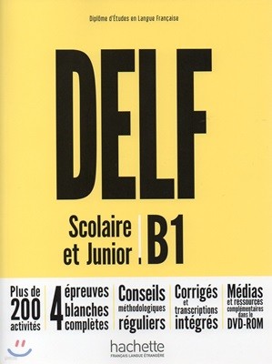 Delf Scolaire et Junior B1 (+DVD-Rom, Corriges)