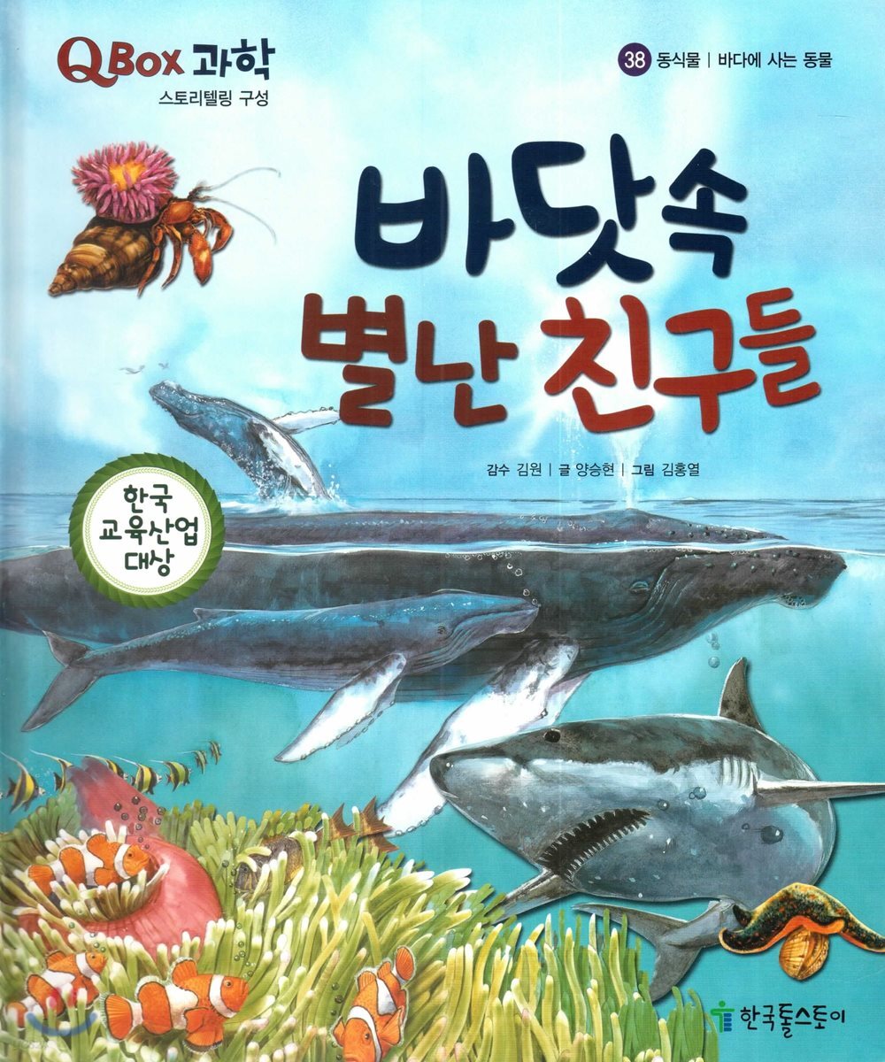 QBOX 과학 38 바닷속 별난 친구들 (동식물, 바다에 사는 동물)