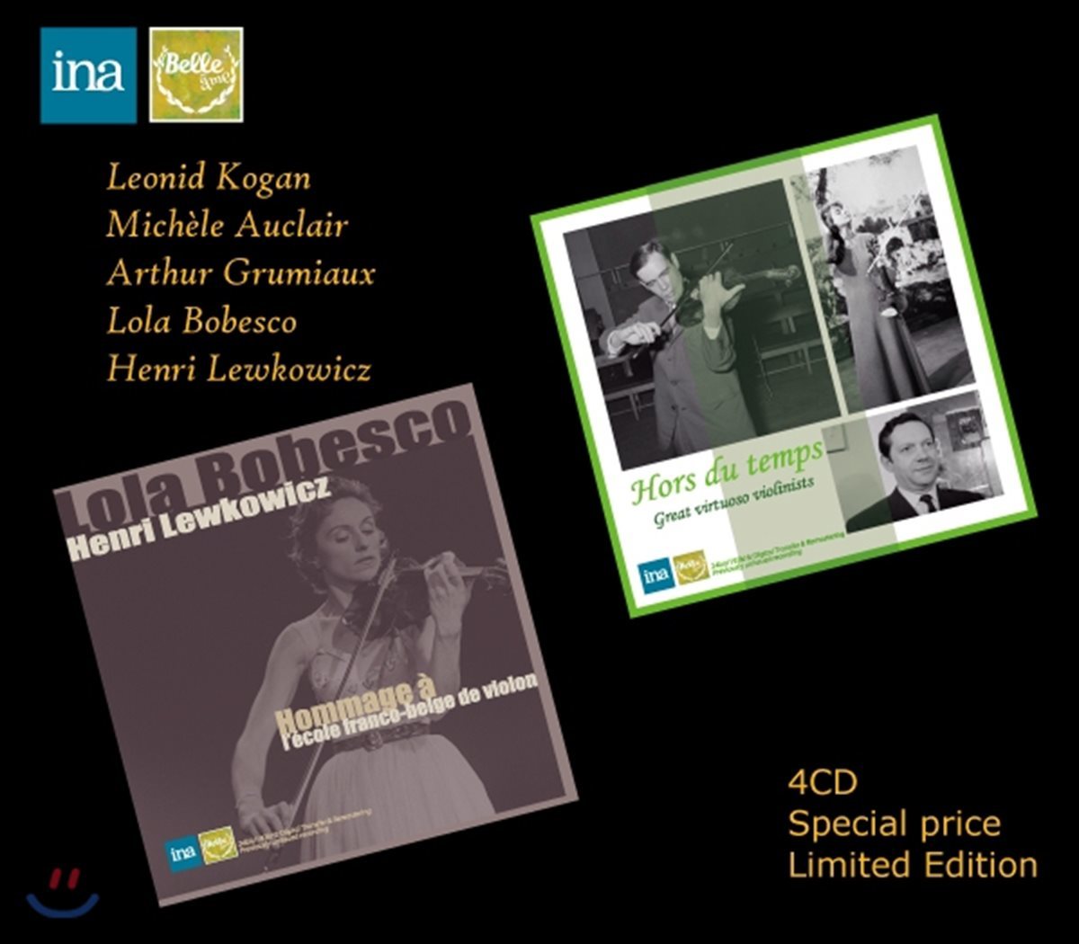 Leonid Kogan / Arthur Grumiaux  / Michele Auclair / Lola Bobesco / Henri Lewkowicz 비르투오조 바이올리니스트 희귀 녹음집 (Rare Recordings)