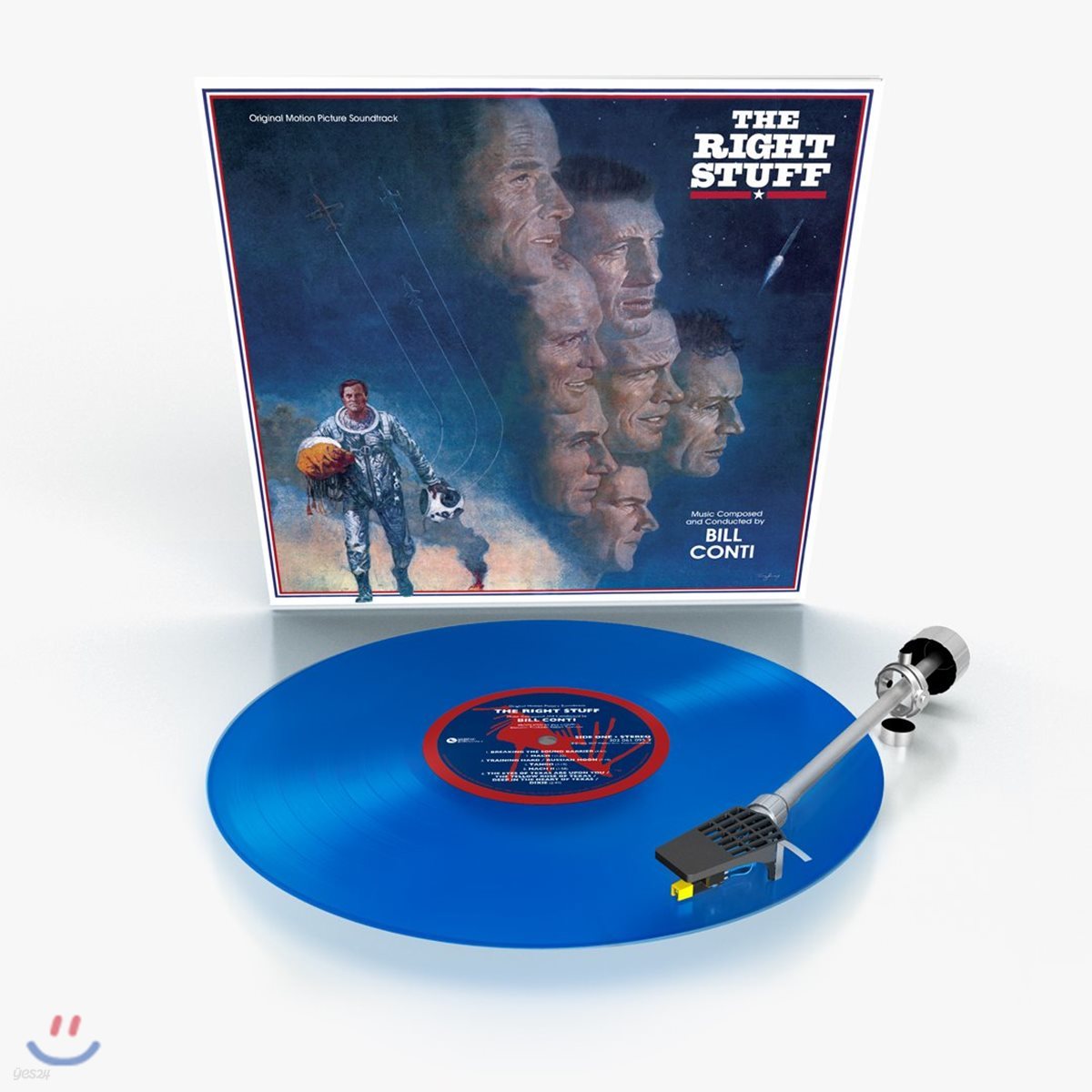 필사의 도전 영화음악 (The Right Stuff OST by Bill Conti 빌 콘티) [투명 블루 컬러 LP]