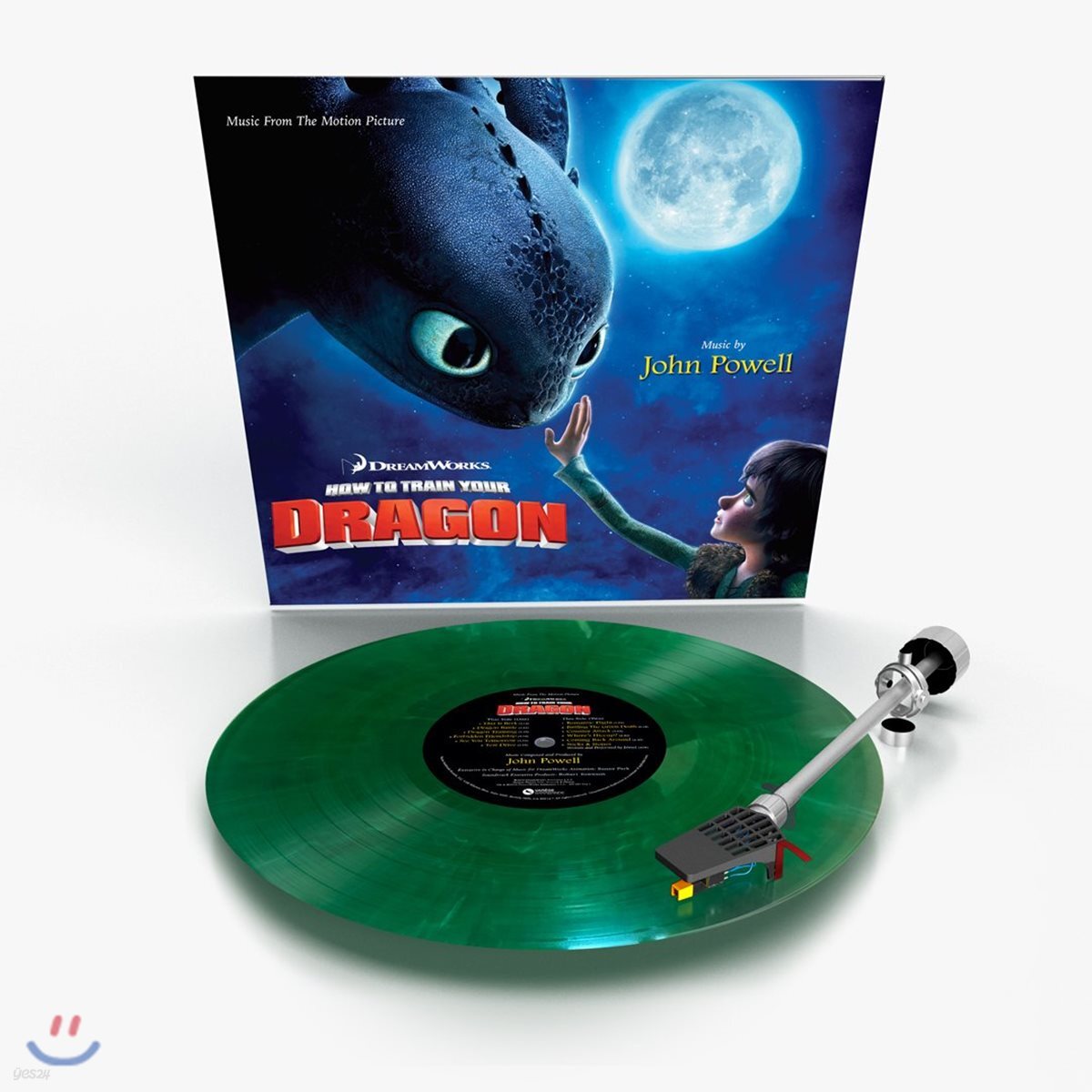 드래곤 길들이기 영화음악 (How To Train Your Dragon OST by John Powell 존 파웰) [그린 컬러 LP]