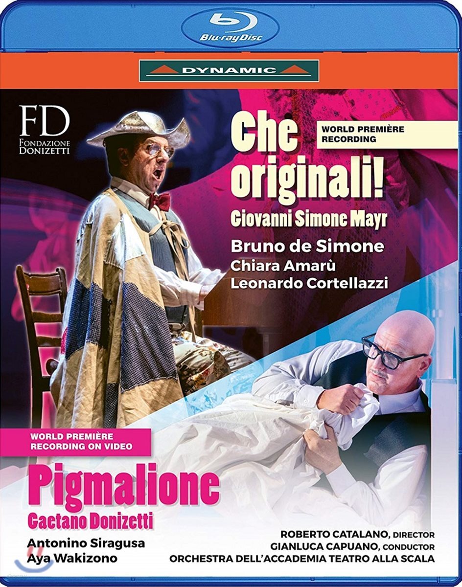 Bruno de Simone / Gianluca Capuano 마이어: 체 오리지날! / 도니제티: 피그말리오네 (Mayr: Che originali! / Donizetti: Pigmalione)