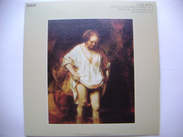 LP(수입) 쇼팽: 피아노 소나타 2번 장송행진곡, 3번 - 아르투르 루빈스타인