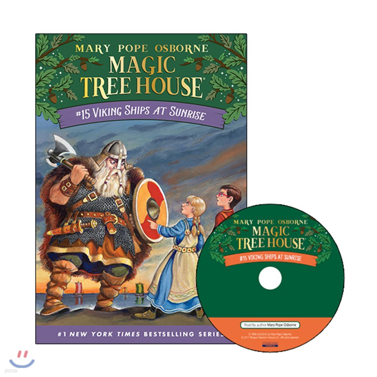 Magic Tree House #15 : Viking Ships at Sunrise (Book + CD)