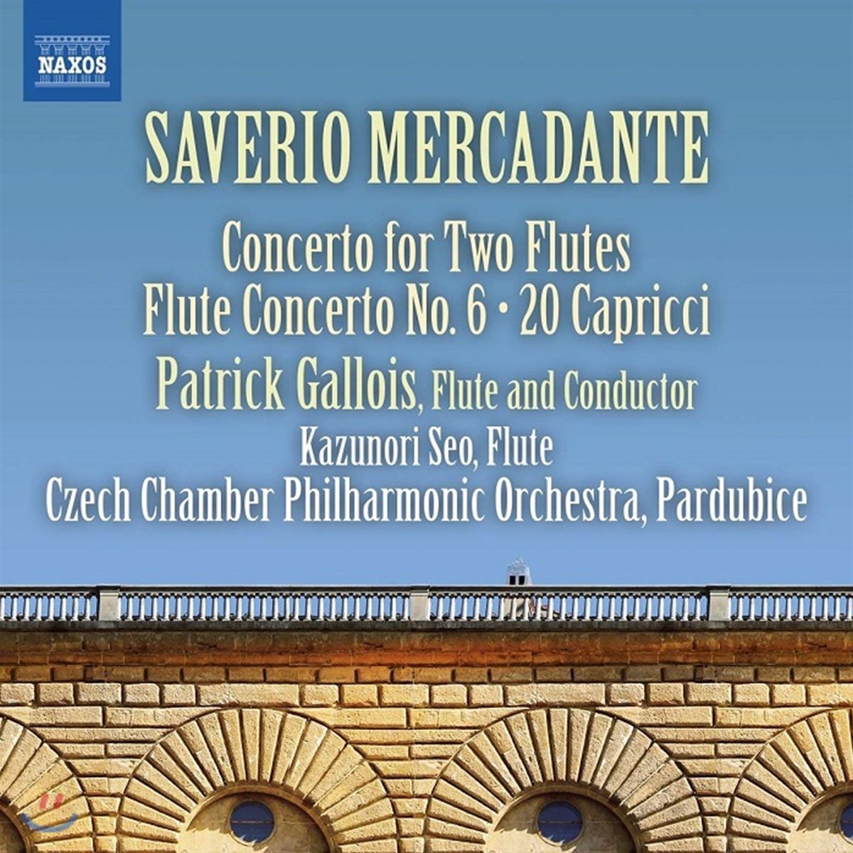 Patrick Gallois 메르카단테: 플루트 협주곡 2집 (Mercadante: Concerto for Two Flutes, Flute Concerto, Capricci)
