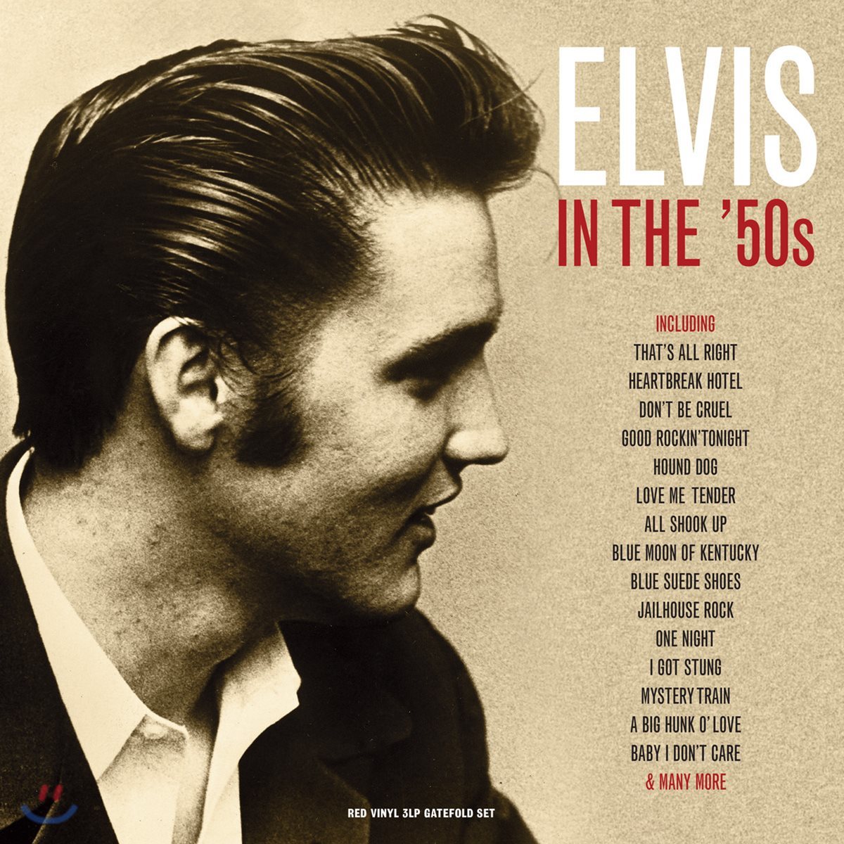 Elvis Presley (엘비스 플레슬리) - Elvis In The '50s [레드 컬러 3 LP]