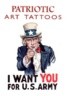 Patriotic Art Tattoos