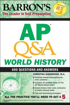 AP Q&A World History: With 600 Questions and Answers