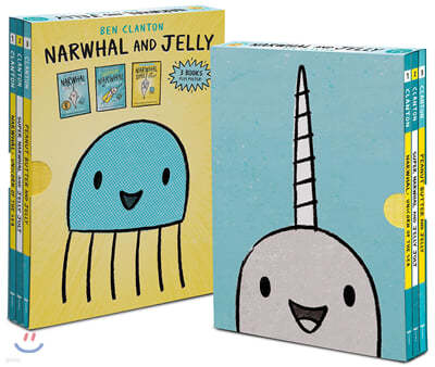 ܻ԰ ĸ  ۹ 3 Ʈ Narwhal and Jelly Collection 1-3 Box Set