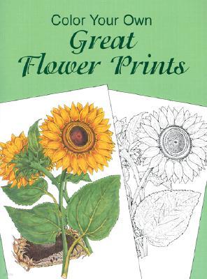 Color Your Own Great Flower Prints