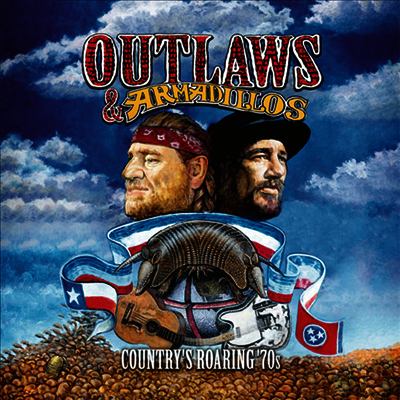 Various Artists — Outlaws & Armadillos: Country's Roaring '70s 앨범 커버