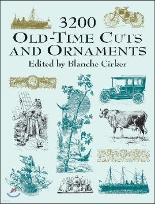 3200 Old-Time Cuts and Ornaments