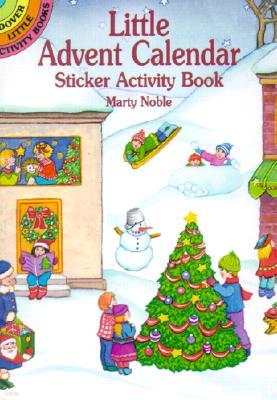 Little Advent Calendar Sticker Activity Book