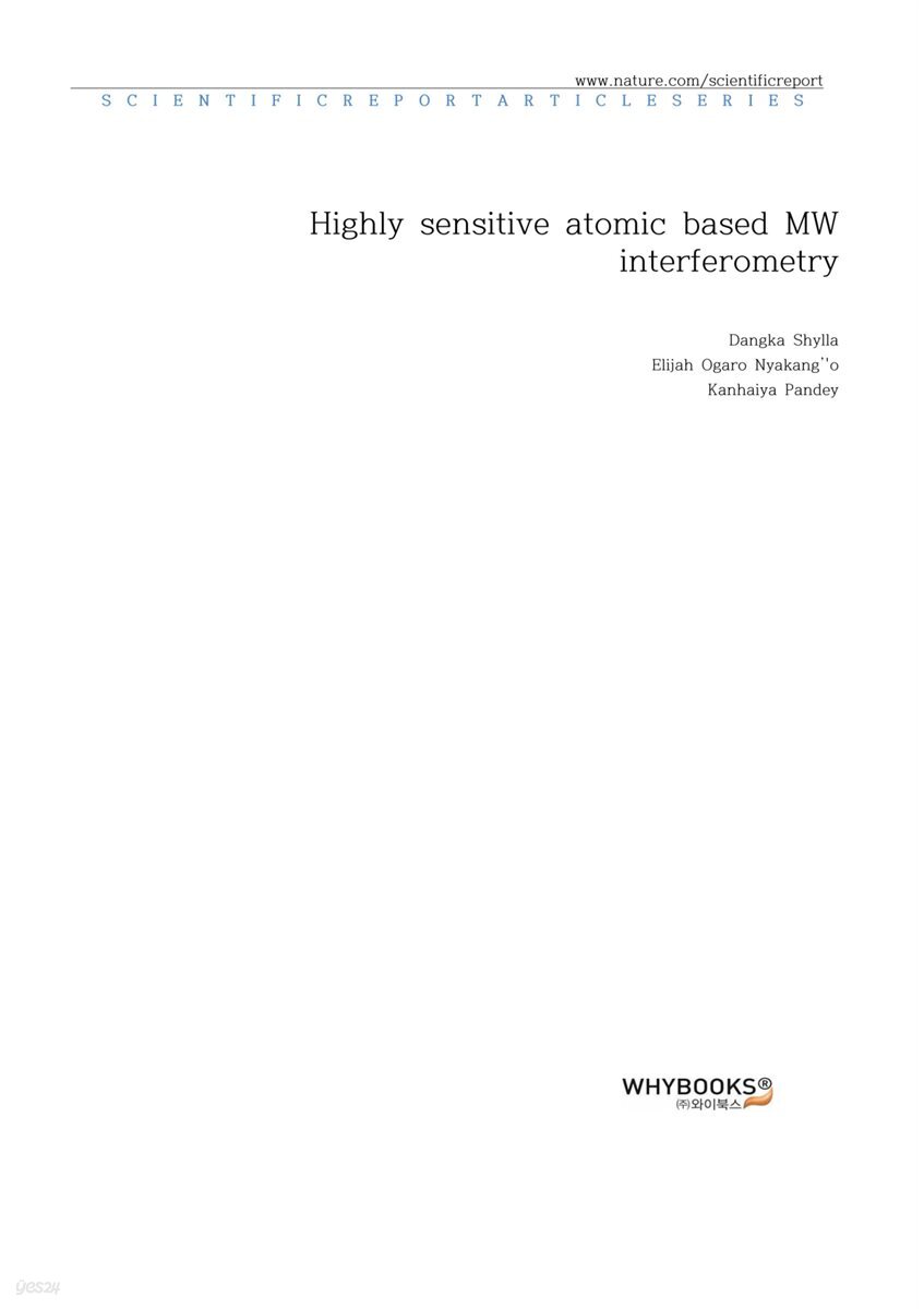 Highly sensitive atomic based MW interferometry