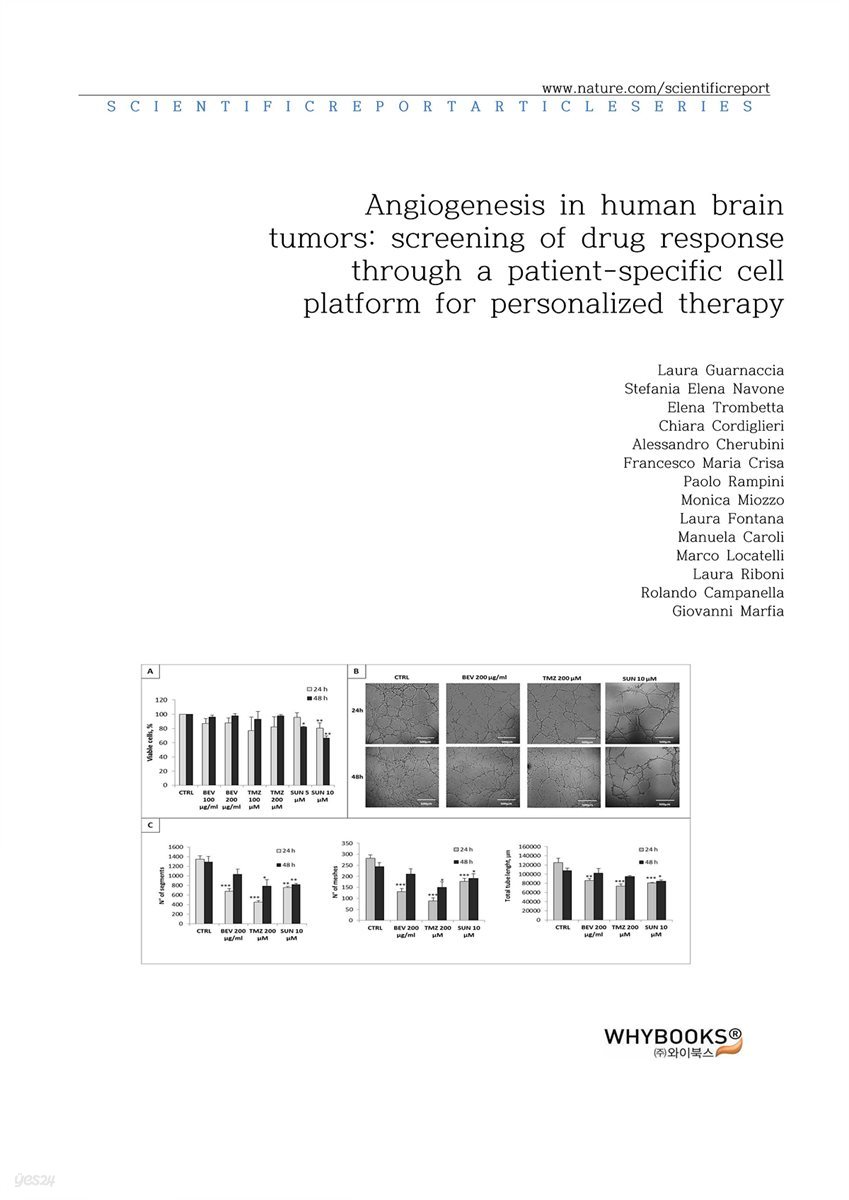 Angiogenesis in human brain tumors screening of drug response through a patient-specific cell platform for personalized therapy