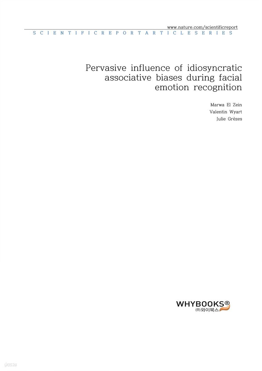 Pervasive influence of idiosyncratic associative biases during facial emotion recognition