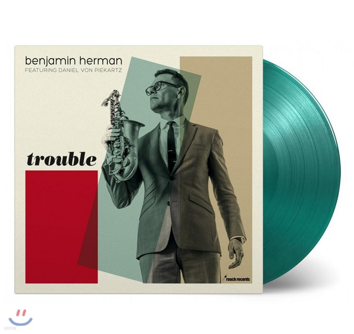 Benjamin Herman - Trouble 벤자민 허먼 색소폰 연주집 [투명 그린 컬러 LP]