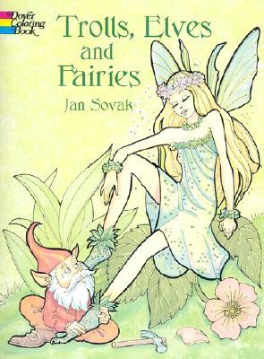 Trolls, Elves and Fairies Coloring Book