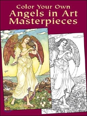 Color Your Own Angels in Art Masterpieces