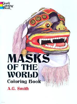 Masks of the World Coloring Book