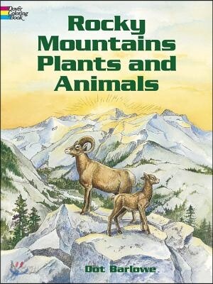 Rocky Mountain Plants and Animals Coloring Book