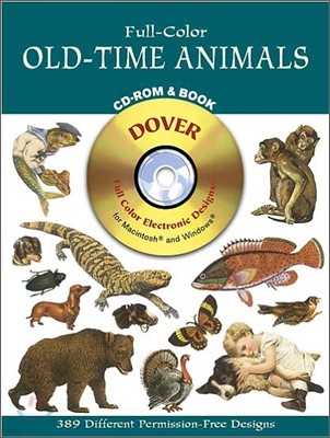 Full-Color Old-Time Animals CD-ROM