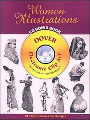 Women Illustrations CD-ROM and Book