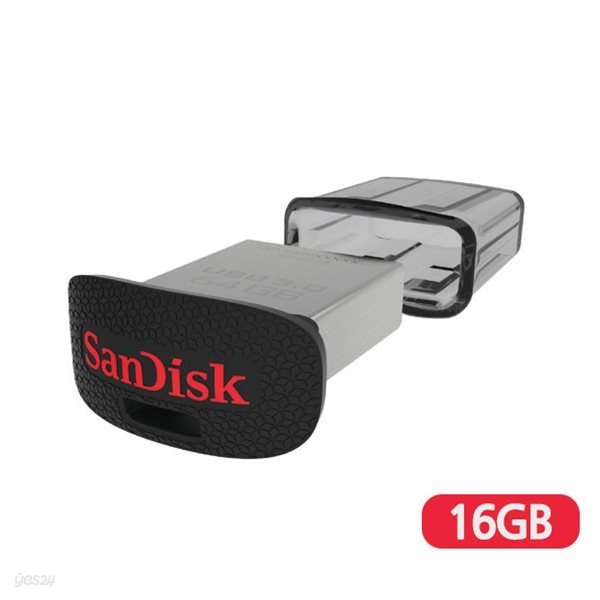 [샌디스크] USB메모리 SDCZ-43 (USB3.0/바/16GB/블랙)