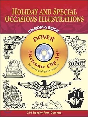 Holiday and Special Occasions Illustrations CD-ROM and Book with CDROM