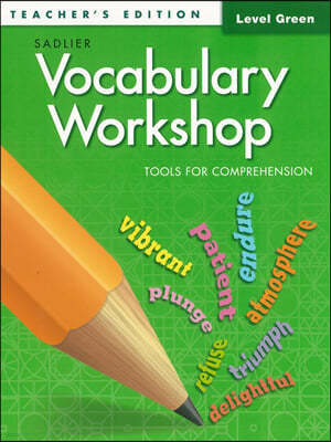 Vocabulary Workshop Tools for Comprehension Green (G-3) : Teacher's Edition